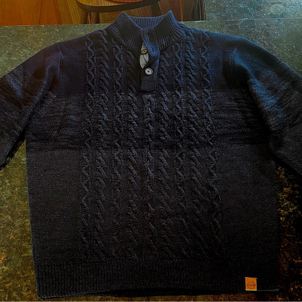 Men’s Weatherproof Vintage Mixed Blues Sweater